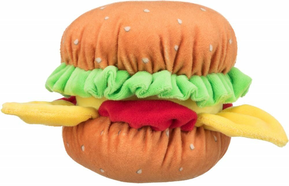 BURGER, plyšový hamburger se zvukem, 13cm TRIXIE