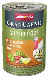 GRANCARNO Dog Superfoods krůta,mangold,šípky,lněný olej 400g