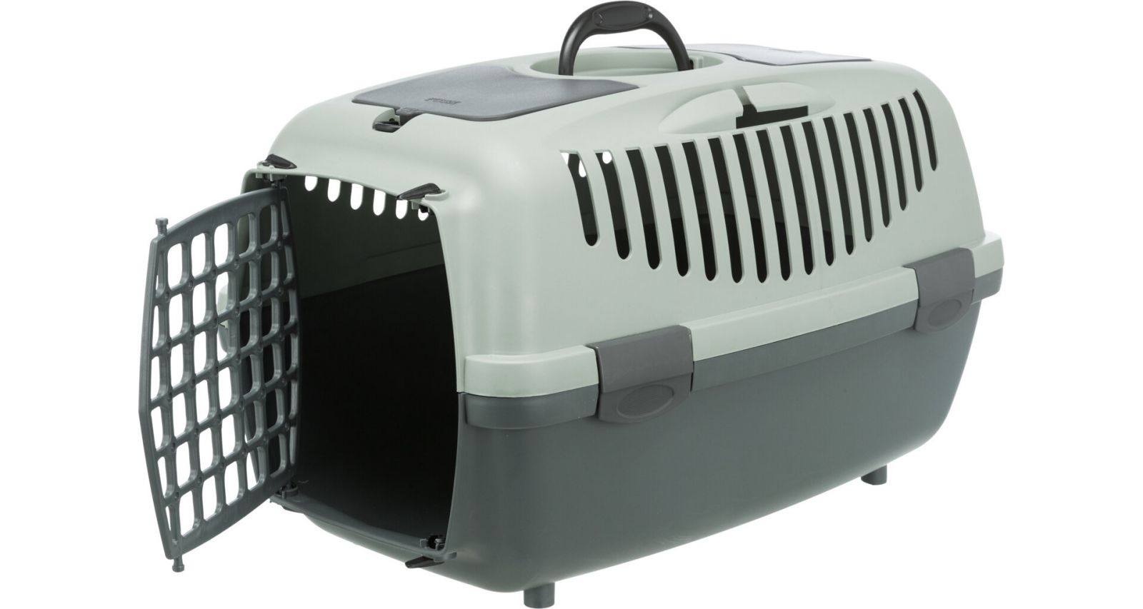 Be Eco Capri 2 transportní box, XS-S: 37 x 34 x 55 cm, antracit/ šedo-zelená TRIXIE