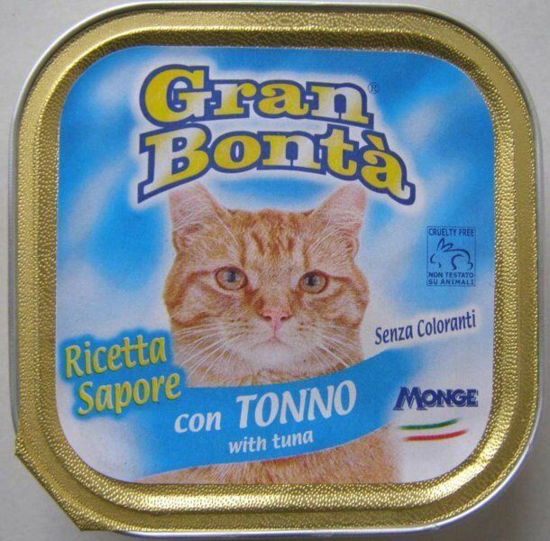 GRAN BONTA paštika s tuňákem pro kočky 100g Monge