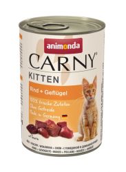 ANIMONDA konzerva CARNY Kitten - hovězí + drůbež 400g