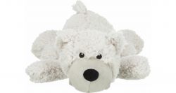Be Eco medvěd ELROY, plyšová hračka se zvukem pro psy, 42 cm, bílá TRIXIE