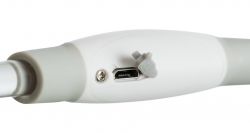 Flash light ring USB, blikací obojek, S-M: 40 cm/ ø 8 mm TRIXIE