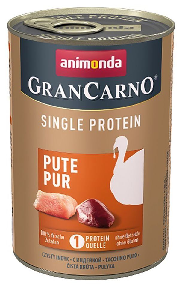 GRANCARNO Dog Single Protein čisté krůtí 400g Animonda