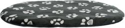 Oválný polštář JIMMY, 115 x 72 cm, černý s tlapkami TRIXIE