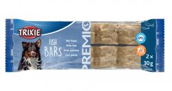 PREMIO Fish Bars, žvýkací pamlsek se 79% rybího masa, 2 x 30g