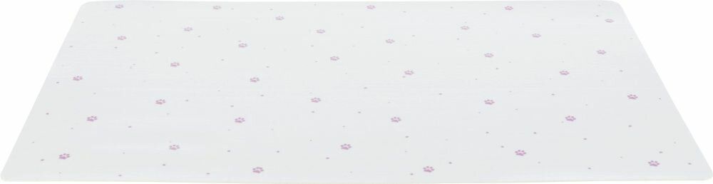 Prostírání pod misky PAW Print, 44 x 28 cm, bílá / růžové ťapky TRIXIE