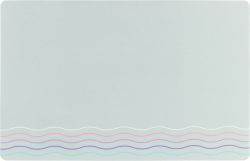 Prostírání pod misky WAVES, 44 x 28 cm, šedá / vlnky TRIXIE