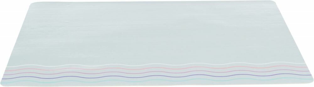 Prostírání pod misky WAVES, 44 x 28 cm, šedá / vlnky TRIXIE