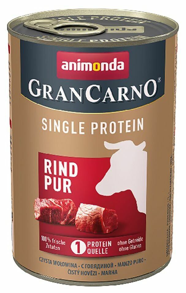 GRANCARNO Dog Single Protein čisté hovězí 400g Animonda