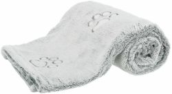 NANDO fleecová deka s vysokým vlasem 100 x 70cm - světlešedá TRIXIE