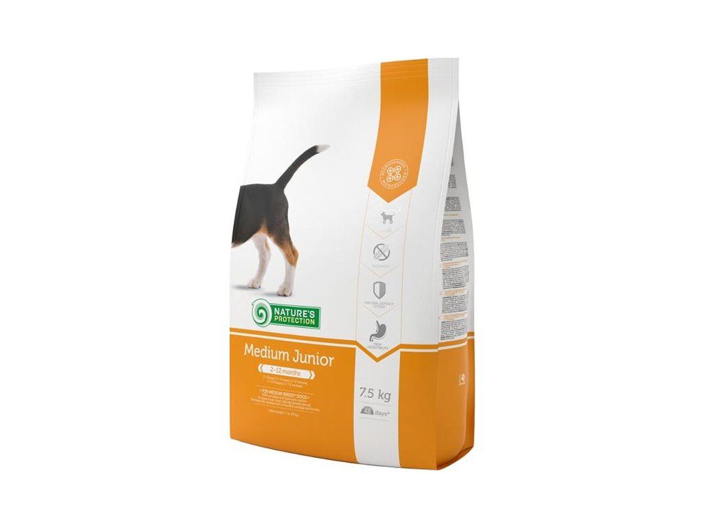 Nature's Protection Dog Medium Junior 7,5kg Nature´s Protection