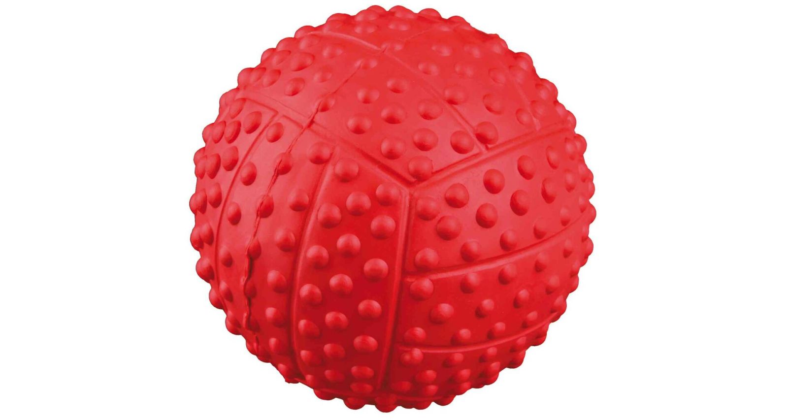 Sportovní míč z tvrdé gumy sezvukem 7cm TRIXIE