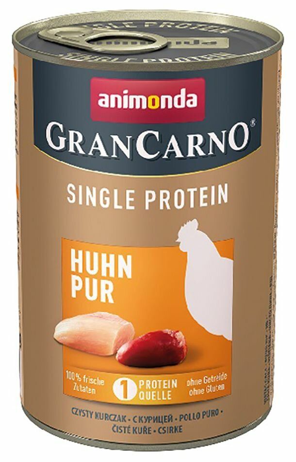 GRANCARNO Dog Single Protein čisté kuřecí 400g Animonda