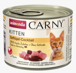 ANIMONDA konzerva CARNY Kitten - drůbeží koktejl 200g