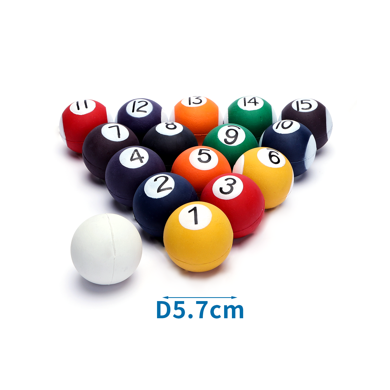 Gumový pěnový míček 5,7cm Nobleza