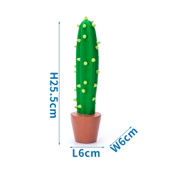 Kaktus 6x6x25cm - zelený