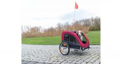 Vozík pro psa za jízdní kolo M 63 x 68 x 75/137 cm, nosnost max. 22 kg TRIXIE