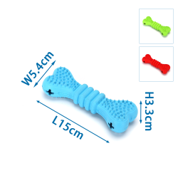 Gumová kost - dentální hračka 15x5,5x3,3cm