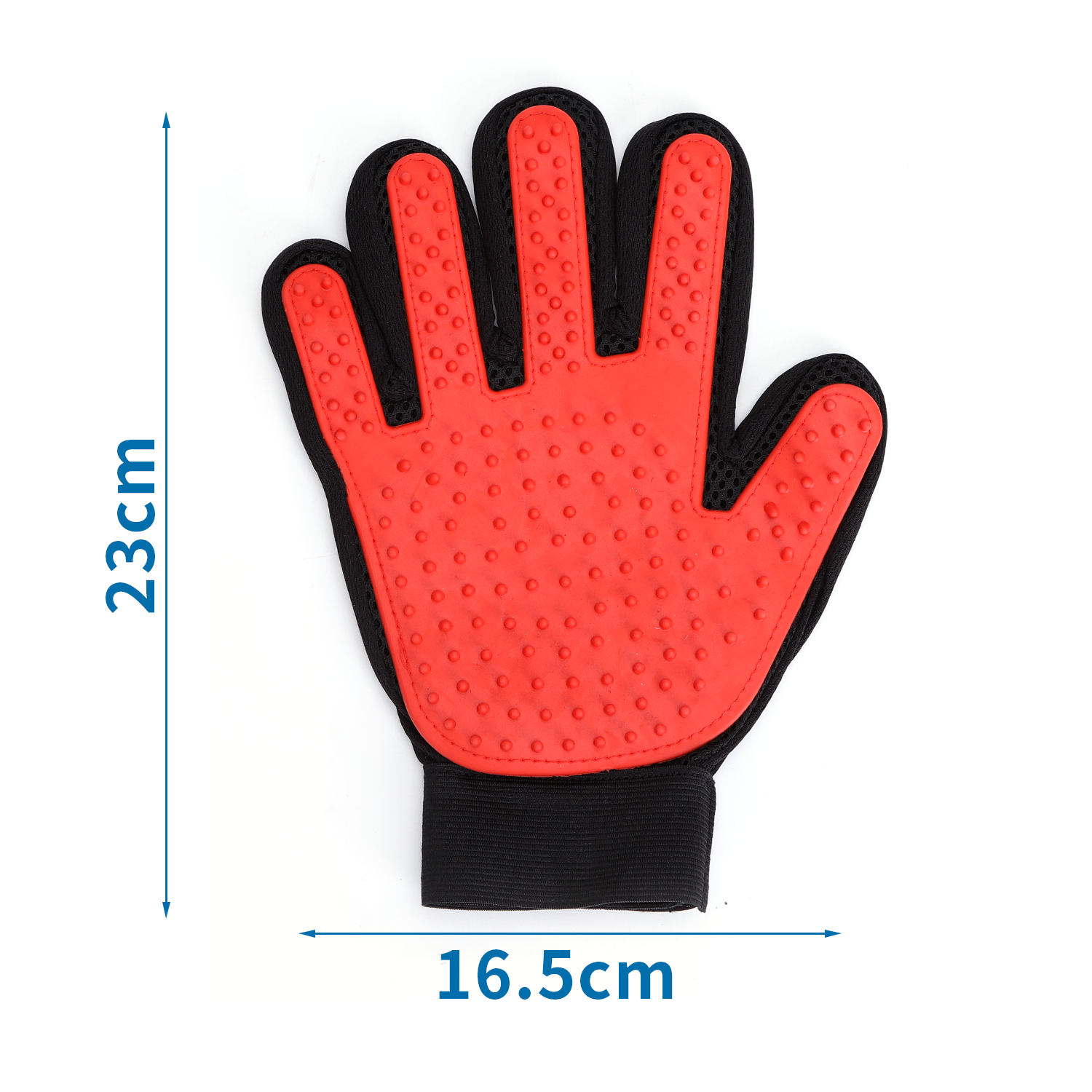 Masážní a vyčesávací rukavice 16,5x23cm Nobleza