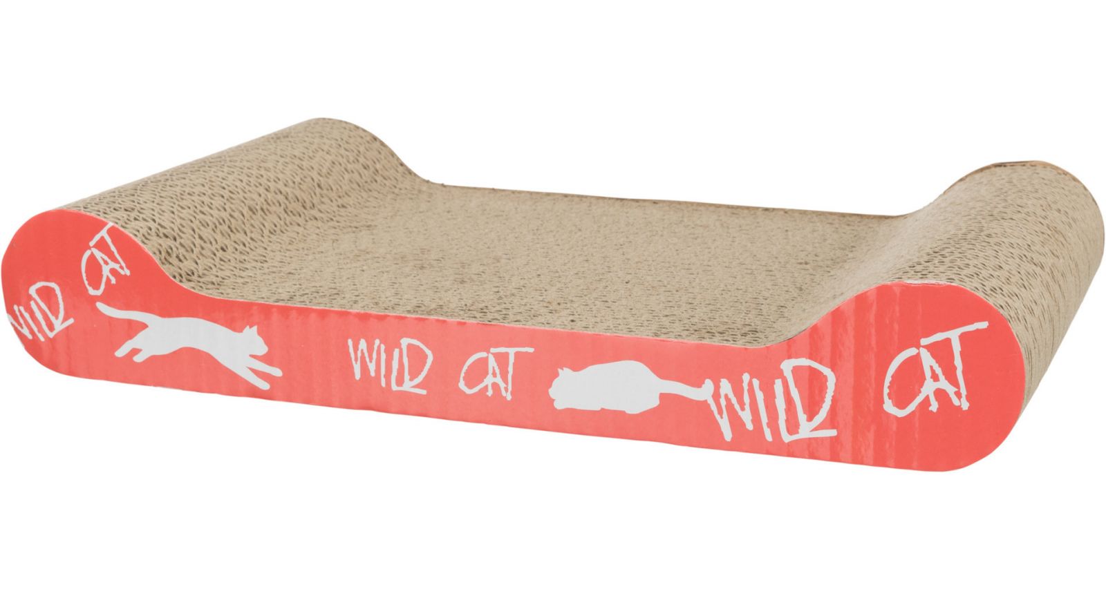WILD CAT škrábací karton 41x7x24 cm oranžový TRIXIE