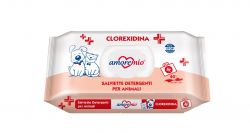 AMOREMIO vlhčené hygienické ubrousky s chlorexidinem, 40 ks