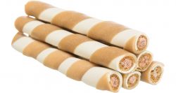 Chewing Roll,  kuřecí plněné žvýkací trubičky, 10 cm/ 17 g 