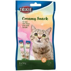 Creamy, krémová pochoutka pro kočky s kuřecím masem, 5 x 14 g TRIXIE