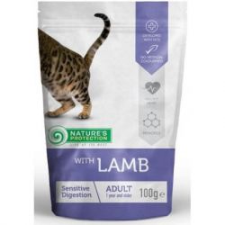 Nature's Protection Cat kapsa Sensitive Digestion Lamb 100g