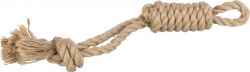 Hrací lano s uzlovým peškem, 35 cm, konopí/bavlna TRIXIE