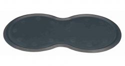 Protiskluzová gumová podložkapod misky 45x25cm
