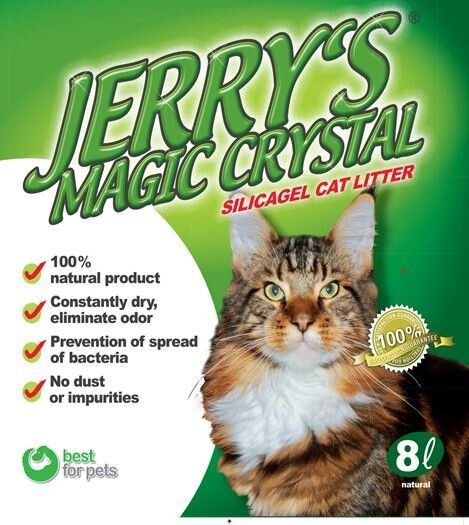 Kočkolit Jerrys Magic Crystals Natural 8l Jerry's