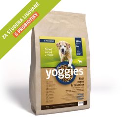 YOGGIES Dog Hypoalergenní kozí maso a brambor, vločky 5kg