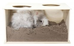 Box na norování pro králíky, 58 x 30 x 38 cm, dřevo/akryl TRIXIE