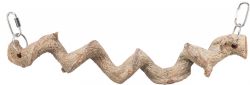 Přírodní závěsné "cikcak" bidýlko, 36 cm/ø 25 mm, dračí dřevo TRIXIE