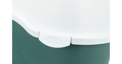 Toaleta pro kočky DAVIO TOP, 56 x 39 x 39 cm, zelená/bílá TRIXIE