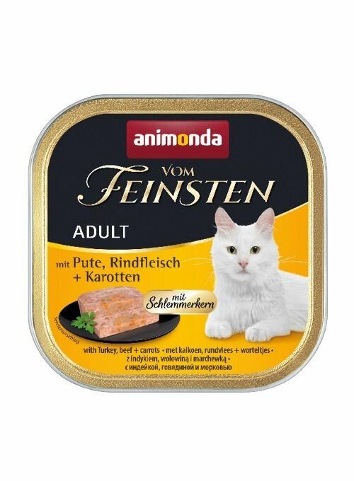 V.Feinsten CORE krůta, hovězí maso + mrkev pro kočky 100g Animonda