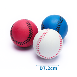 Fluorescenční míčky z pryže 7,2cm