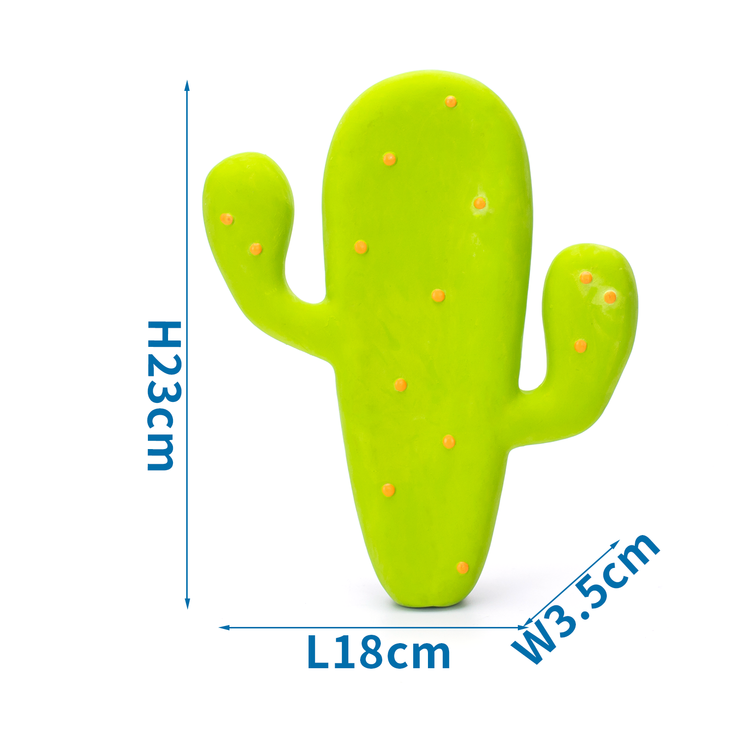 Latexový pískací kaktus 23cm Nobleza