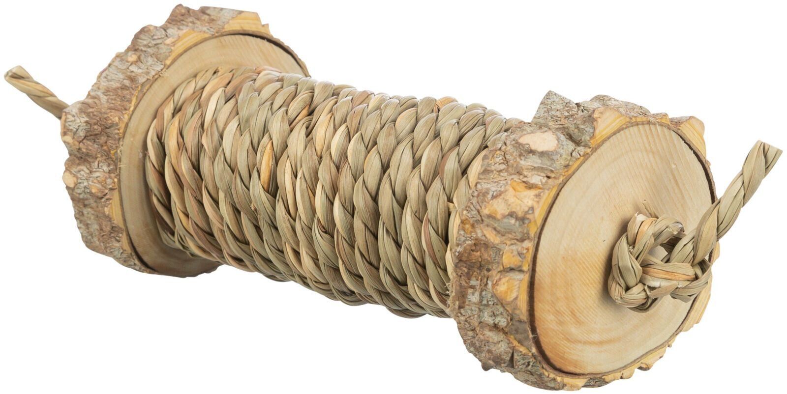 Rolka s mořskou trávou - hračka pro hlodavce, dřevo, 5 x 18 cm TRIXIE