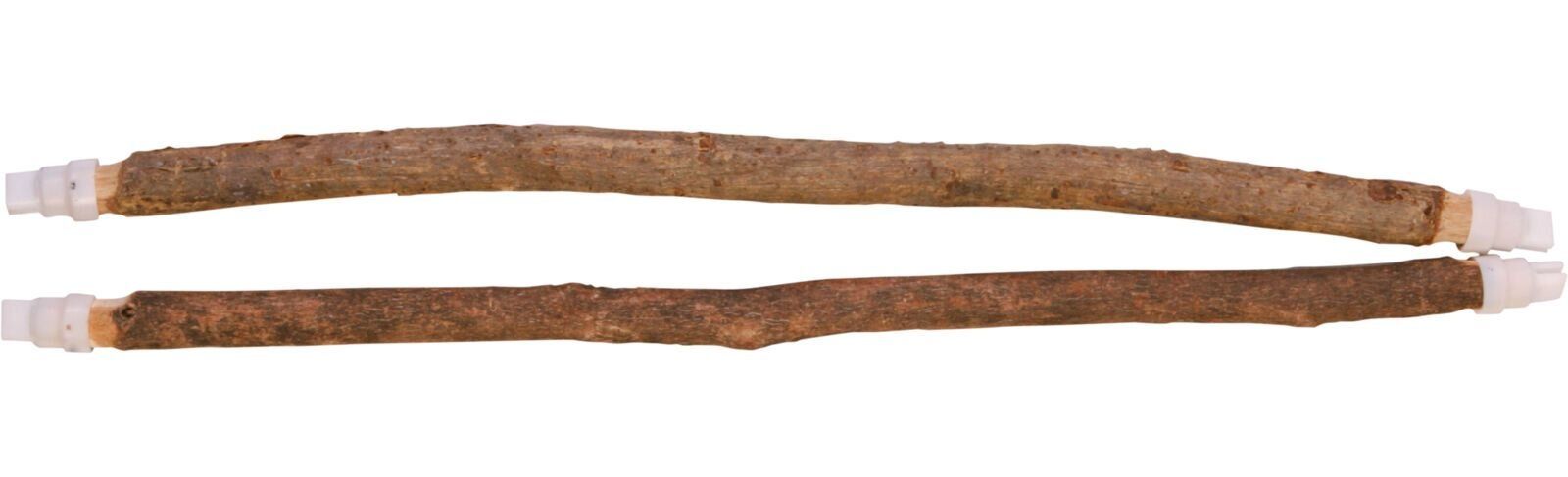 Set přírodních bidýlek 55 cm / 10-12 mm, dřevo s kůrou, 2 ks TRIXIE