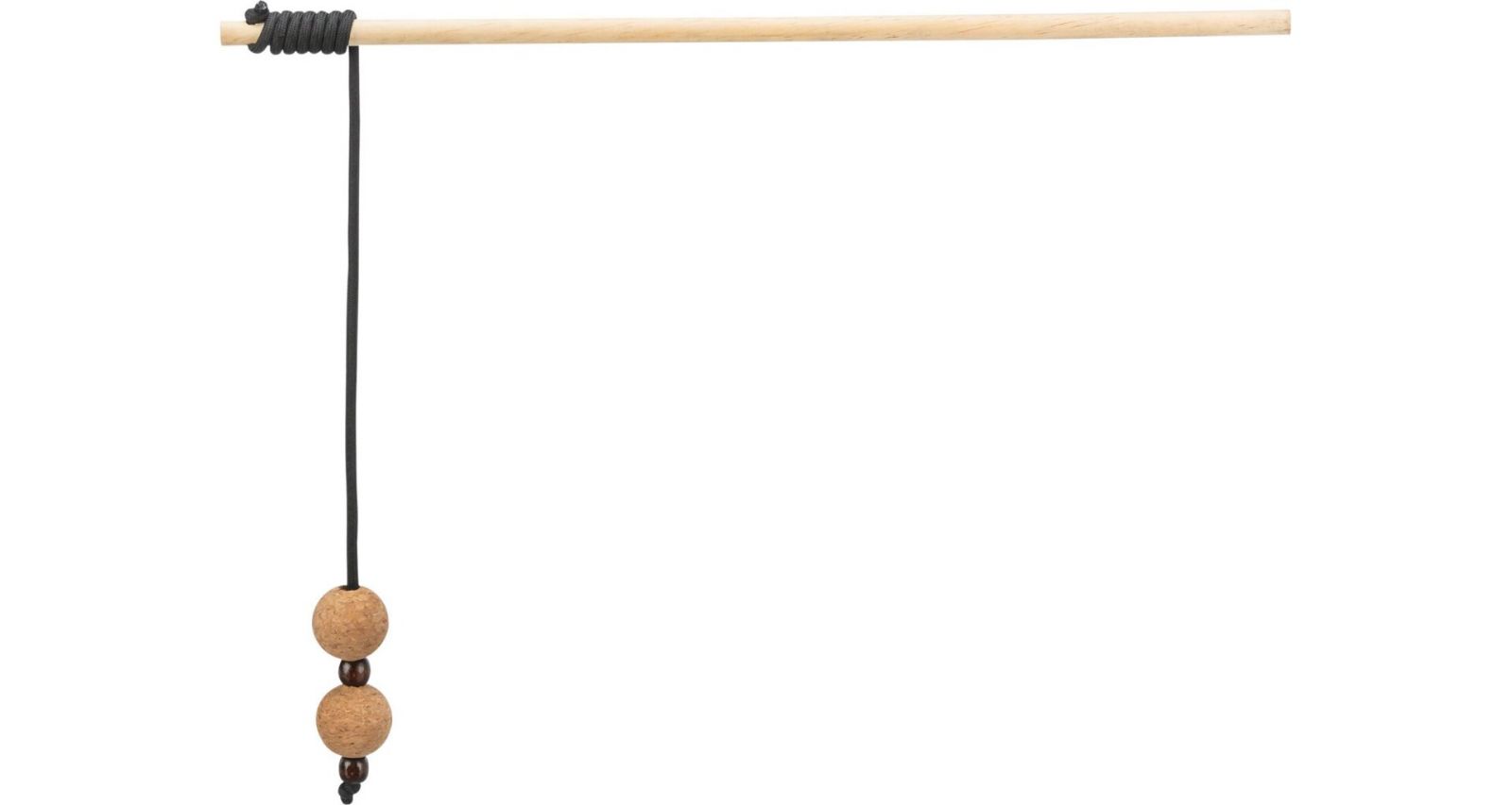 CityStyle hrací prut s kuličkami, dřevo/korek, 40 cm TRIXIE