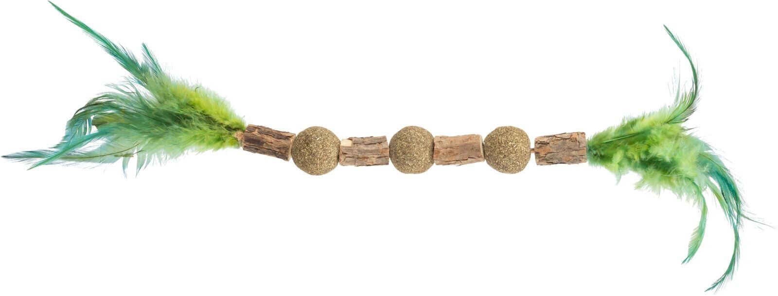 Matatabi řetěz s catnipovými míčky a peřím, 38 cm TRIXIE