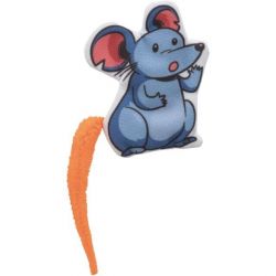 Myška emotivní s catnipem, barevný ocásek, 7.5 cm, látka, 5 druhů TRIXIE