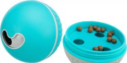 Snack Ball, míček na pamlsky 14 cm, plast, tyrkysová TRIXIE