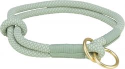 Soft Rope kulatý polostahovací obojek, L: 50 cm/ 10 mm, šalvěj/máta