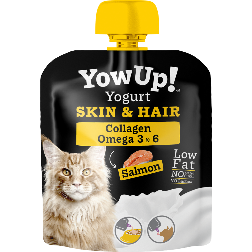 YOWUP! jogurtová kapsička SKIN & HAIR pro kočky, 85g TRIXIE