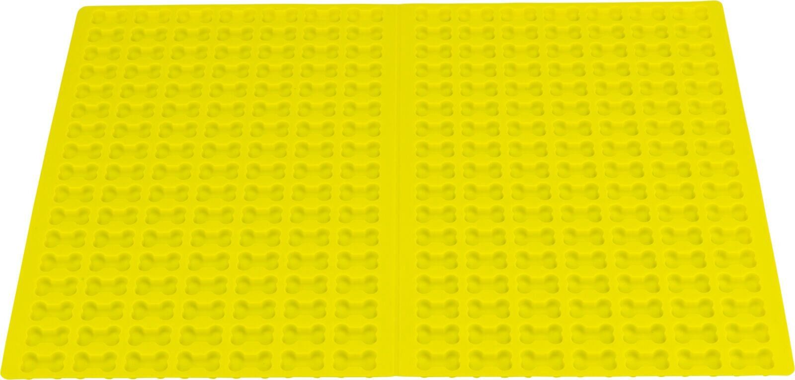 Podložka na pečení KOSTIČKY, 38 x 28 cm, silikon, neonově žlutá TRIXIE