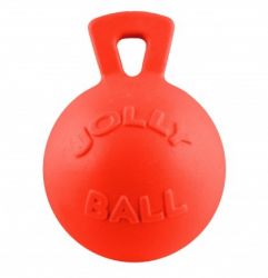 Jolly Ball Tug-n-Toss 20 cm / L - míč s uchem oranžový (s vůní vanilky)