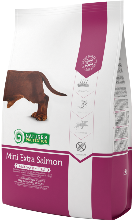Nature's Protection Dog Mini Extra Salmon 2kg Nature´s Protection